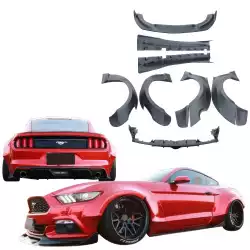 FRP RBOT Wide Body Kit > Ford Mustang 2015-2017 image - 3