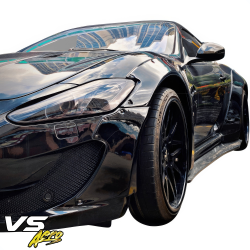 VSaero FRP LBPE Wide Body Fender Flares (front) 40mm for Maserati GranTurismo 2008-2017 image - 6
