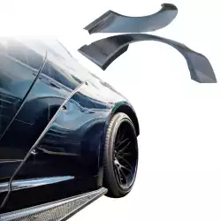 FRP LBPE Wide Body Fender Flares (rear) 60mm > Maserati GranTurismo 2008-2017 image - 1