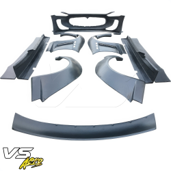 VSaero FRP LBPE Wide Body Kit /w Wing for Maserati GranTurismo 2008-2013 image - 6