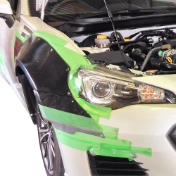 VSaero FRP TKYO v1 Wide Body Fenders (front) 4pc 45mm for Subaru BRZ (ZN6) 2013-2020 image - 1