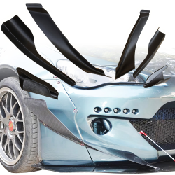 VSaero FRP TKYO v2 Wide Body Front Canards 6pc for Toyota 86 2017-2020 image - 15