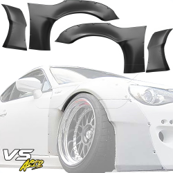 VSaero FRP TKYO v2 Wide Body Fender Flares (front) 4pc 45mm for Toyota 86 2017-2020 image - 31