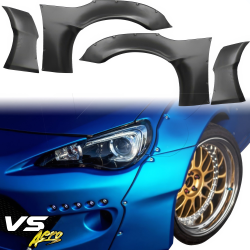 VSaero FRP TKYO v2 Wide Body Fender Flares (front) 4pc 45mm for Toyota 86 2017-2020 image - 35