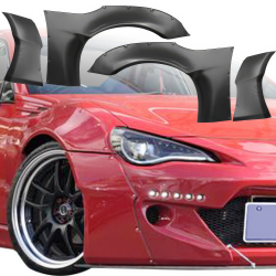 VSaero FRP TKYO v2 Wide Body Fender Flares (front) 4pc 45mm for Toyota 86 2017-2020 image - 1