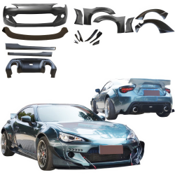 VSaero FRP TKYO v2 Wide Body Kit w Wing 20pc for Toyota 86 2017-2020 image - 2