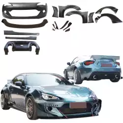 FRP TKYO v2 Wide Body Kit w Wing 20pc > Toyota 86 2017-2020 image - 2