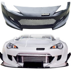 VSaero FRP TKYO v3 Wide Body Front Bumper for Toyota 86 2017-2020 image - 6