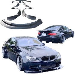 VSaero FRP LBPE Wide Body Kit w Wing for BMW M3 (E92) 2008-2013 > 2dr image - 7