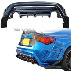 VSaero FRP VAR Wide Body Rear Bumper 2pc for Scion FR-S (ZN6) 2013-2016 image - 7