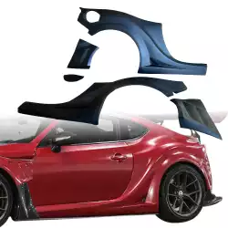 FRP VAR Wide Body Fenders (rear) 5pc 65mm > Subaru BRZ (ZN6) 2013-2020 image - 1