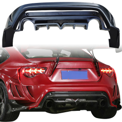 VSaero FRP VAR Wide Body Rear Bumper 2pc for Subaru BRZ (ZN6) 2013-2020 image - 1