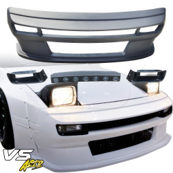 VSaero FRP TKYO Wide Body Smooth Front Bumper for Mazda RX-7 (FC3S) 1986-1992 image - 11