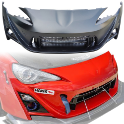 VSaero FRP VAR Wide Body Front Bumper for Toyota 86 2017-2020 image - 1