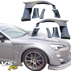 VSaero FRP VAR Wide Body Fenders (front) 8pc 50mm for Toyota 86 2017-2020 image - 20