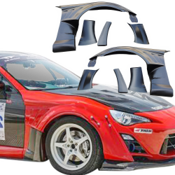 VSaero FRP VAR Wide Body Fenders (front) 8pc 50mm for Toyota 86 2017-2020 image - 1