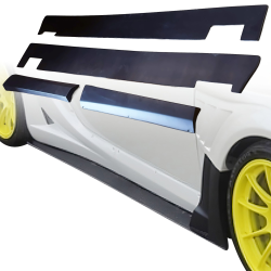 VSaero FRP VAR Side Skirts /w Spliiters 4pc for Toyota 86 2017-2020 image - 27