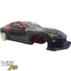 VSaero FRP VAR Side Skirts /w Spliiters 4pc for Toyota 86 2017-2020 image - 6