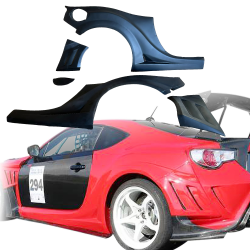 VSaero FRP VAR Wide Body Fenders (rear) 5pc 65mm for Toyota 86 2017-2020 image - 1