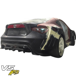 VSaero FRP VAR Wide Body Rear Bumper 2pc for Toyota 86 2017-2020 image - 6