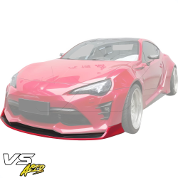 VSaero FRP AG T2 Wide Body Front Lip for Toyota 86 2017-2020 image - 2