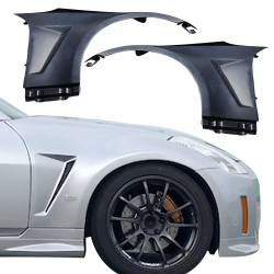 VSaero FRP S2 Fenders (front) for Nissan 350Z (Z33) 2003-2008 image - 6
