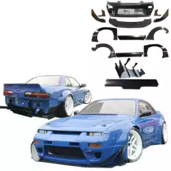 FRP TKYO v2 Wide Body Kit w Wing > Nissan 240SX 1989-1994 > 2dr Coupe image - 2