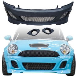 VSaero FRP LBPE Wide Body Front Bumper for Mini Cooper (R56 R57) 2007-2013 > 2dr image - 1