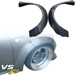 VSaero FRP LBPE Wide Body Fender Flares (front) for Mini Cooper (R56 R57) 2007-2013 > 2dr image - 7
