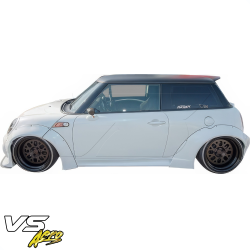 VSaero FRP LBPE Wide Body Side Skirts for Mini Cooper (R56 R57) 2007-2013 > 2dr image - 9