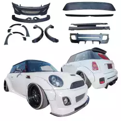 FRP LBPE Wide Body Kit /w Wings > Mini Cooper (R56 R57) 2007-2013 > 2dr Coupe image - 2