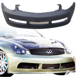 VSaero FRP APBR Wide Body Front Bumper for Infiniti G35 Coupe 2003-2006 > 2dr Coupe image - 9