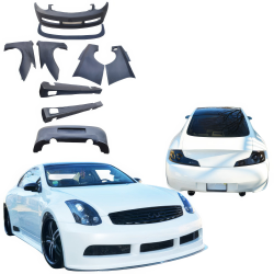 VSaero FRP APBR Wide Body Kit 9pc for Infiniti G35 Coupe 2003-2006 > 2dr Coupe image - 1