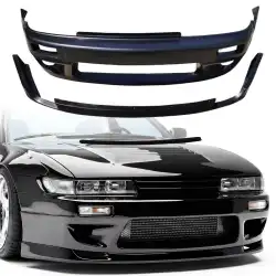 FRP TKYO v3 Wide Body Front Bumper 3pc > Nissan Silvia (S13) 1989-1994 > 2/3dr image - 1