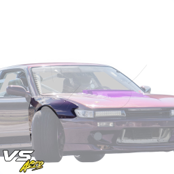 VSaero FRP TKYO v3 Wide Body Fender Flares (front) 40mm for Nissan Silvia (S13) 1989-1994 > 2/3dr image - 3