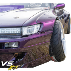 VSaero FRP TKYO v3 Wide Body Fender Flares (front) 40mm for Nissan Silvia (S13) 1989-1994 > 2/3dr image - 8