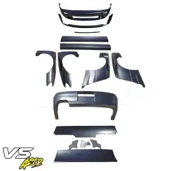 FRP TKYO v3 Wide Body Kit 12pc w Wings > Nissan Silvia (S13) 1989-1994 > 2dr Coupe image - 3