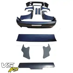 FRP TKYO v3 Wide Body Kit 12pc w Wings > Nissan Silvia (S13) 1989-1994 > 2dr Coupe image - 5
