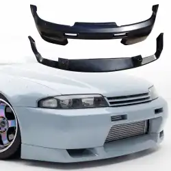 FRP TKYO Wide Body Front Bumper 2pc > Nissan Skyline (R33) GTR 1995-1998 > 2dr Coupe image - 1