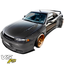 VSaero FRP TKYO Wide Body Front Bumper 2pc for Nissan Skyline (R33) GTR 1995-1998 > 2dr Coupe image - 8