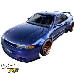 VSaero FRP TKYO Wide Body Fender Flares (front) 65mm for Nissan Skyline (R33) GTR 1995-1998 > 2dr Coupe image - 16