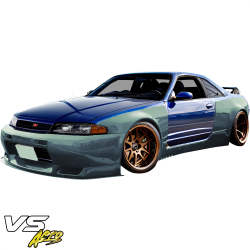 VSaero FRP TKYO Wide Body Fender Flares (front) 65mm for Nissan Skyline (R33) GTR 1995-1998 > 2dr Coupe image - 17