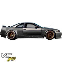 VSaero FRP TKYO Wide Body Side Skirts for Nissan Skyline (R33) GTR 1995-1998 > 2dr Coupe image - 20