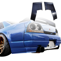 VSaero FRP TKYO Wide Body Rear Add-ons 2pc for Nissan Skyline (R33) GTR 1995-1998 > 2dr Coupe image - 24