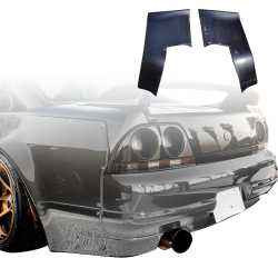 VSaero FRP TKYO Wide Body Rear Add-ons 2pc for Nissan Skyline (R33) GTR 1995-1998 > 2dr Coupe image - 1