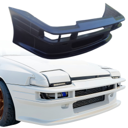 VSaero FRP TKYO Wide Body Front Bumper for Toyota Corolla (AE86) Trueno 1984-1987 > 3dr Hatch image - 8
