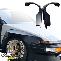 VSaero FRP TKYO Wide Body Fenders Flares (front) 40mm for Toyota Corolla (AE86) Trueno 1984-1987 > 3dr Hatch image - 5
