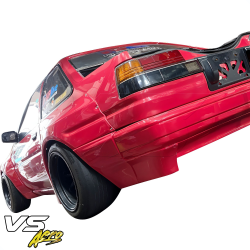 VSaero FRP TKYO Wide Body Fenders (rear) 4pc 70mm for Toyota Corolla (AE86) Trueno 1984-1987 > 3dr Hatch image - 2