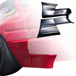 VSaero FRP TKYO Wide Body Rear Add-ons for Toyota Corolla (AE86) Trueno 1984-1987 > 3dr Hatch image - 1