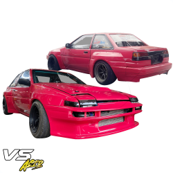 VSaero FRP TKYO Wide Body Kit for Toyota Corolla (AE86) Trueno 1984-1987 > 3dr Hatch image - 2